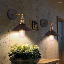 Настенная лампа Wlgnm Industrial Vintage Gold с переключателем проволочной лампочки кофейня кофейня патио балконы проходы коридора декоративные приспособления