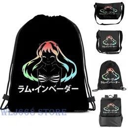 Rucksack lustige grafische Druckumbilder Frauen Lum Invader Black Ver.Single Travel for Men Fitnessbeutel