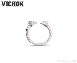 925 anello in argento sterling a forma di freccia con anello di coda punk con gioielli in stile vintage per donna amicizia punk punk anello di lusso VIC2865409