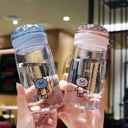 Wasserflaschen 520 ml Sportflaschen tragbares und leckeres leichter Reisekessel mit großer Kapazität Krüge klares Getränk
