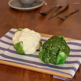 Dekorativa blommor simulering mat grönsaker broccoli barn kognitiva barn leksaker plantskolor som lär barn låtsas lek kök