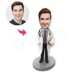 Sculptures Custom Bobblehead,Personalized Doctor Bobble Head Gifts Based on Your Photos,3D Figurine Maker Sculpture Dolls