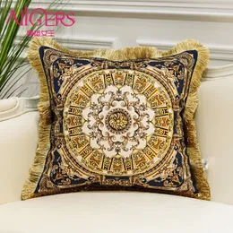 Avigers Luxurious Cushion Printing Tassel Velvet Throw Pillow Core Home Decorative European Design Srusader Sofa Bedroom Pillow Y200723 306M