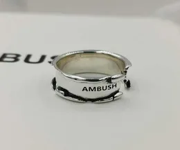 Anel de emboscada S925 Sterling Silver Ring é usado como um pequeno presente de marca industrial para homens e mulheres no dia 2210112423553