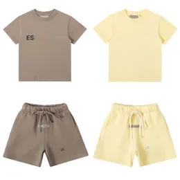 キッズ ess ベビー服セット子供デザイナー若者男の子女の子服サマースポーツ tシャツベビースーツ v1j6#