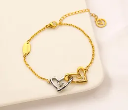 Bracelets Women Bangle Moda Classic18K Gold Silver Love Plated Chain Link Cadeir
