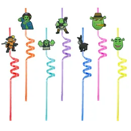 Dricker STS Shrek tema Crazy Cartoon Party Supplies for Favors Decorations Nyårsflickor Summer Favor Plastic Pop Reusable St Drop Otp2b