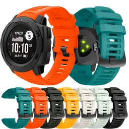 Banda de substituição Compatível com Garmin Instinct 22mm Smartwatch Watch Soft Silicone Band Strap for Garmin Instinct 2/Instinct Esports/Solar/Tide/Tactical