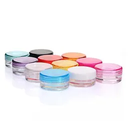 Plastic Wax Containers Jar Box Cases 3ml And 5ml Capacity Cosmetics Box 11 Colors Face Cream Storage Case8449438