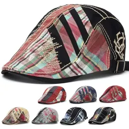 Luksusowa czapka baseballowa oryginalna konstrukcja Regulowana oddychana do nakrycia głowy Kobiety Patchwork Artist Beret Casquette Mężczyzna 240428