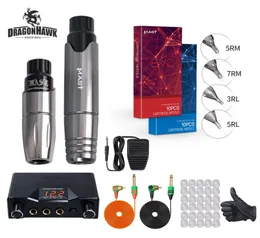 MAST TOUR P10 TATTOO KIT Ротари -моторный пистолет Двойной питание для татуировки тела Постоянная макияж7801174