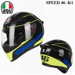 AGV K1イタリアンオートバイヘルメットフルフォーシーズンズロッシ46新しいメンズとレディースヘルメット