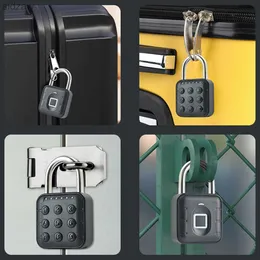 Lock Smart Lock Intelligent Fingerprint Padlock con app per la password senza chiave TUYA IP67 Bloccaggio impermeabile Blocco della porta elettronica digitale Blocco della porta elettronica WX