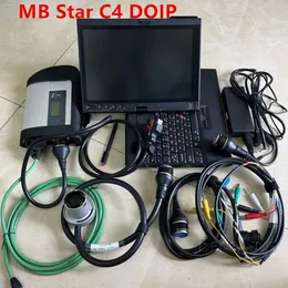 MB SD Connect C4 STAR Diagnose Tool Doip с Wi -Fi 2023.09 плюс X220T I5 8G Диагностический контроллер таблетки ПК