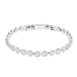 luxury white gold tennis bracelet women stainless steel navy blue green crystal diamond bracelets chain necklaces luxe men 18k gold jewelry woman gift with box