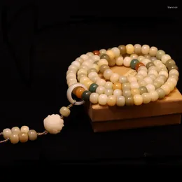 Link Bracelets Original Ecology Duobao Bodhi Old Barrel Beads108neck cordão 108macaron Candy Seed