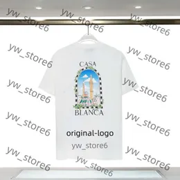 CASA BLANCA T SHURTS NUOVO STANI MENSABLANC CASILTI TAMPITÀ DESIGNER CASABLANC T-SHIRT CAUSALE TEES traspiranti Lettere di stampa Lettere AF56