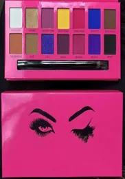 HappyMei Epacket Neue Make -up -Augen -Marke Pfirsichbox Lidschatten Palette 14 Farben ICSHADY548483