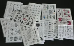 100Pcs Whole 95145cmTemporary tattoo stickers for Body art Painting mixed designs Temporary Tattoos9561729