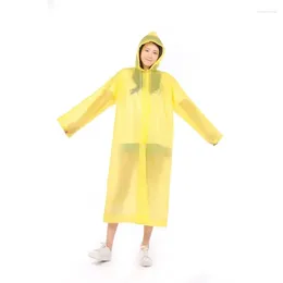 레인 코트 -세분화 두꺼운 성인 비옷 비 일회용 야외 여행 EVA 경량