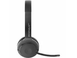 Fone de ouvido sem fio estéreo de vantagem de Morfeus 360 com microfone de boom destacável - fones de ouvido Bluetooth com 2,4 GHz de receptor -dongle