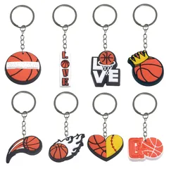 Anelli chiave Basketball Park 10 Keychain Keyring for School Borse Backpack Kids Party Favors Boys Boys Tornario adatto a scuola di scuola carino Sile c ot7fj