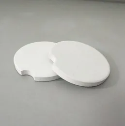 120pcs sublimação em branco Cerâmica de carros Coasters 66666cm Impressão de impressão em branco Materiais de consumíveis Materiais RAR3497285046