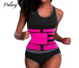 Palicy women039s 블랙 핑크 밑바닥 허리 Cincher Body Shaper Vest 배가 통제 운동 허리 트레이너 슬리밍 코르셋 탑 Be3725631