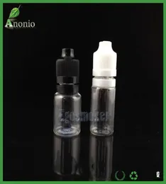 E flytande flaskor pe ejuice manipuler uppenbar plast husdjur dropper flaskan 10 ml flaskor för skull barnsäkra mössor tom eliquid olja bot2580084