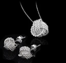 2019 S Plating 925 Silver Jewelry Sets Women Wedding Jewelry Set Detrings 925 Sterling Silver Bridal Jewelry Set5590746100695