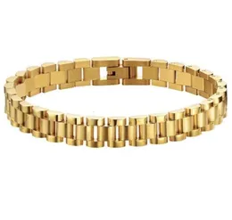 Dylam jewelry No MOQ Luxury Watch strap 18k gold plated stainls steel jewelry bracelet for men and women52927685639203