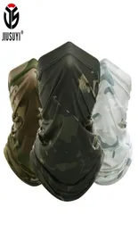 JIUSUYI Camouflage Breathable Neck Gaiter Headband Elastic Tube Scarf Multicam Half Face Cover Bandana Balaclava Women Men New 2016415556