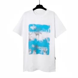 Palm PA 24SS Summer Letter Printing LogoT Shirt Boyfriend Gift Loose Oversized Hip Hop Unisex Short Sleeve Lovers Style Tees Angels 2224 NRD