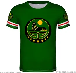 Чечня футболка на заказ на заказ номера номера флаг печати Грозни.