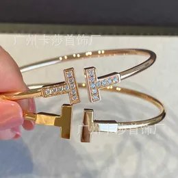 Bracciale di gioielli di lusso globale per mostrare il braccialetto di alta qualità d'oro di alta qualità rosa 18k con comune tifanly