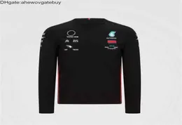 Petronas AMG SWESTSHIRTS T قمصان واحدة من السباق رجال النساء غير الرسمي طويل الأكمام الطويلة