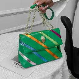 Shopper -Taschen für Frauen Neue Trend Schultertotte Mode farbenfrohe Designerin große Einkaufsfrauen Frauen weibliche Handtaschen 266c
