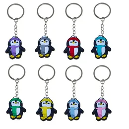 Other Fashion Accessories Penguin Keychain Key Chain For Backpack Handbag And Car Gift Valentines Day Ring Boys Cool Colorf Character Otw4E