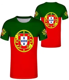 Portugal T -Shirt DIY benutzerdefinierte Name Nummer T -Shirt Nation Flag