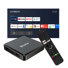 Utocin Neo kraftfull framtida TVOnline 2G 16G 2.4G+5G WiFi Support HDR AV1 4K HD Smart Android TV Box Media Streamer OTT Set Top Box