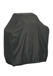 Svart vattentät BBQ -täckning BBQ Tillbehör Grill Cover Anti Dust Rain Gas Charcoal Electric Barbeque Grill DBC VT02363015841