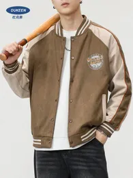 メンズパーカー春と秋のハイストリートジャケットトップベースボールスーツ