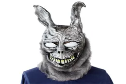 Maschere da festa cartone animato maschera di coniglio Donnie Darko Frank Il costume da coniglietto cosplay Halloween per feste maks forniture 2208265681530