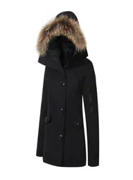 2021 Brand New Women Waterproof Down Et Winter Coat Warm Montebello Parma Ladi Fashion Real Raccoon Fur USA ET3536350