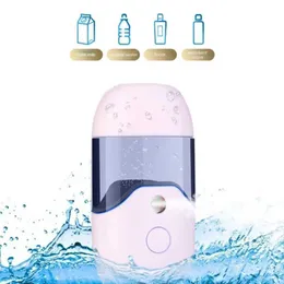 Instrumento de beleza em casa O umidificador de vapor facial aperta o equipamento de beleza da sauna facial hidrata os contratos de pele, os poros removem mortos q240508