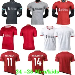 Darwin Nunez The 24 Salah Reds Mohammed 25 Home Away Men Soccer Jersey Dominik Szoboszlai Andy Robertson Alisson Becker Joe Gomez Joel Matip Curtis Jones Kid Ki