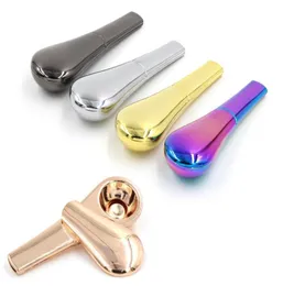 Smoking Pipes Metal Magnet Smoking Pipe Zinc Alloy Magnetic 93mm Length 23mm diameter Tobacco Pipes Cigarette Smoking Pipes3148874