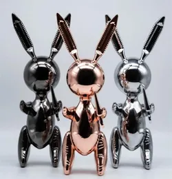 33 cm Balon Rabbit Limited Art Figurina Rzemiosło Bolenne balon pies statua domowa Dekoracja akcesoriów świąteczne żywice prezentowe Rzemiosło 5292349