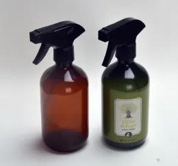 500ML PET Spray Empty Bottles Trigger Sprayer Essential Oils Aromatherapy Perfume Refillable Bottle