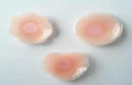 Nowa aktualizacja kobiet krzemowe podkładki kwiatowe okrągłe serce niewidzialne sutek osłony piersi Pasek pad krzemowy stanik 8479415